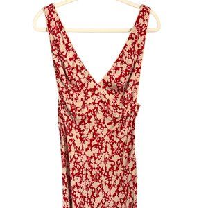 Free People - Red and Cream Floral Summer Dress